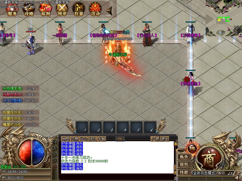 魅影骷髅王NPC展示